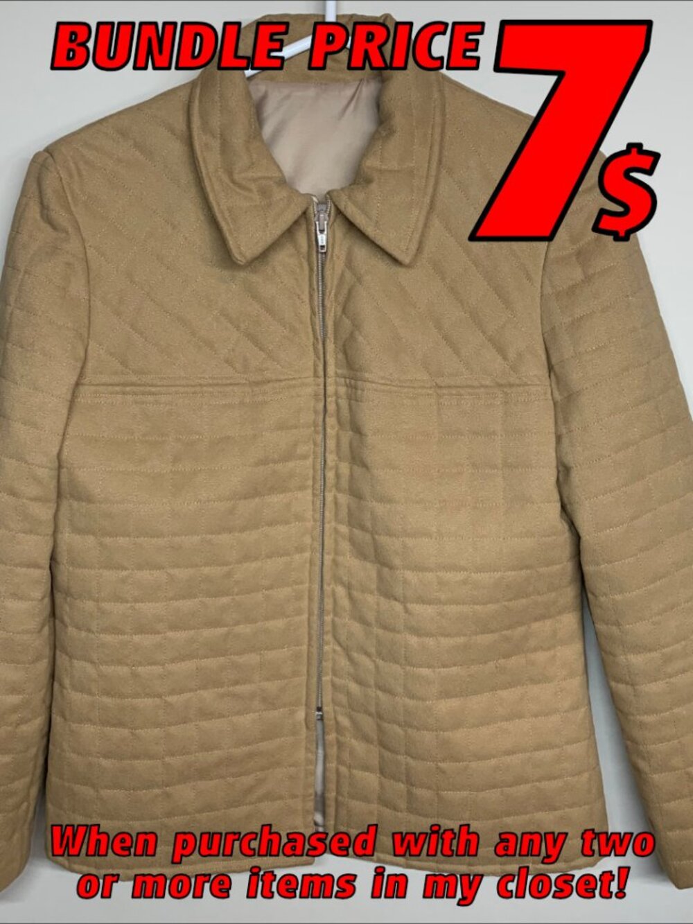 Unique! Ligthweight, Zippered Outdoor Jacket